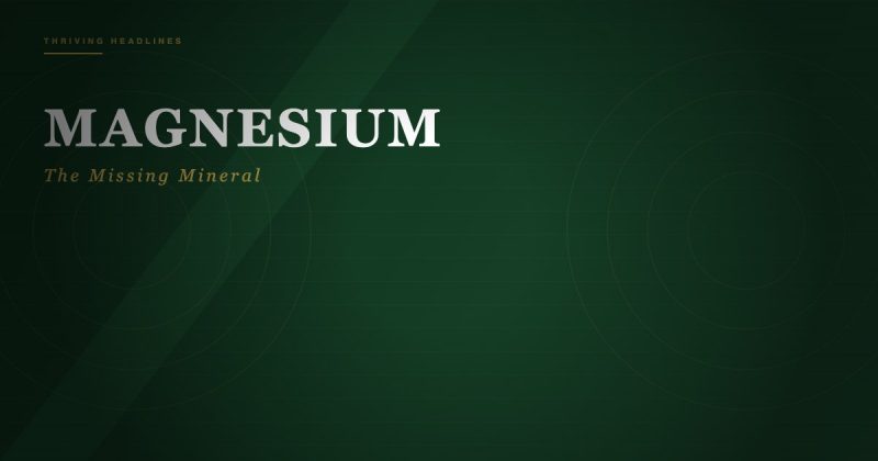 Magnesium: The Deficient Mineral Behind 300 Enzymatic Reactions